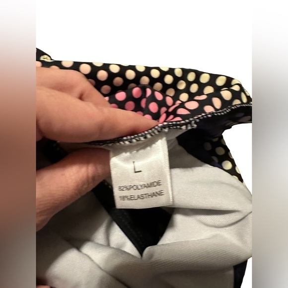Women’s Swimsuit Bikini Polkadot Multicolored Size Large L - Picture 5 of 8